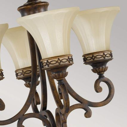 Feiss - Chandelier on a chain DRAWING ROOM 4xE27/60W/230V