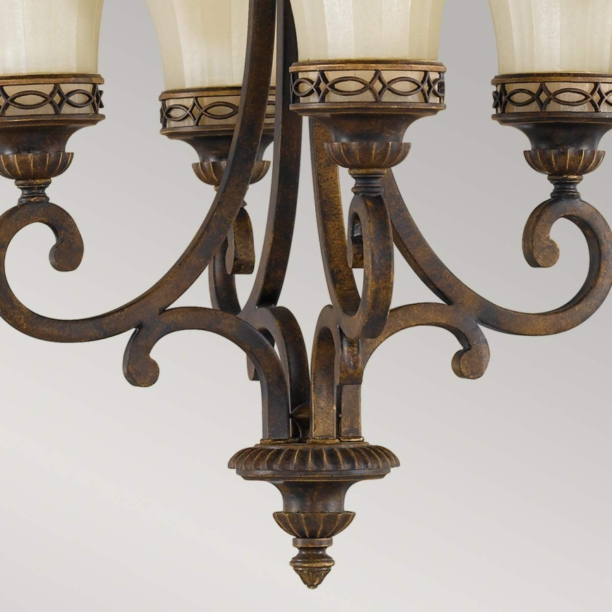 Feiss - Chandelier on a chain DRAWING ROOM 4xE27/60W/230V