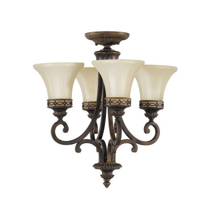 Feiss - Chandelier on a chain DRAWING ROOM 4xE27/60W/230V