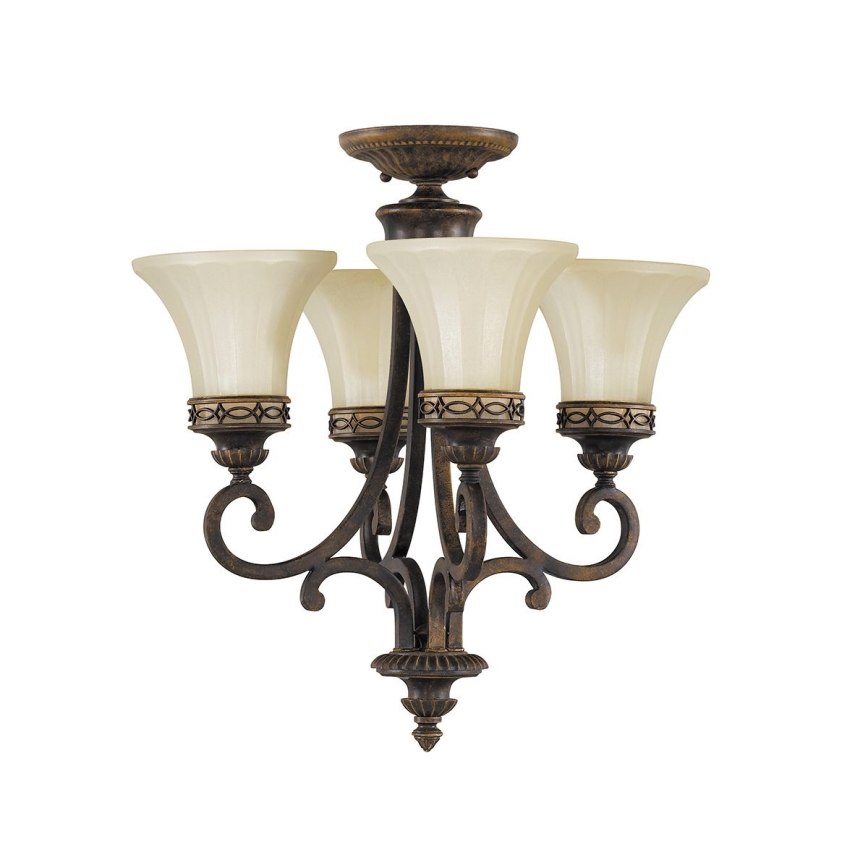 Feiss - Chandelier on a chain DRAWING ROOM 4xE27/60W/230V
