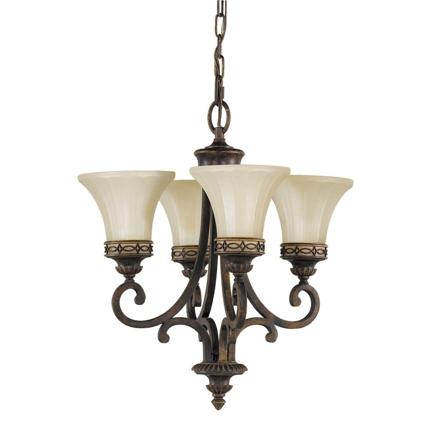 Feiss - Chandelier on a chain DRAWING ROOM 4xE27/60W/230V