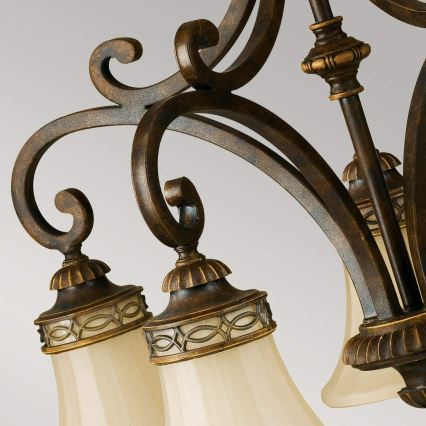Feiss - Chandelier on a chain DRAWING ROOM 5xE27/60W/230V