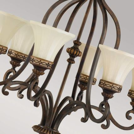 Feiss - Chandelier on a chain DRAWING ROOM 6xE27/60W/230V
