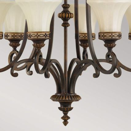 Feiss - Chandelier on a chain DRAWING ROOM 6xE27/60W/230V