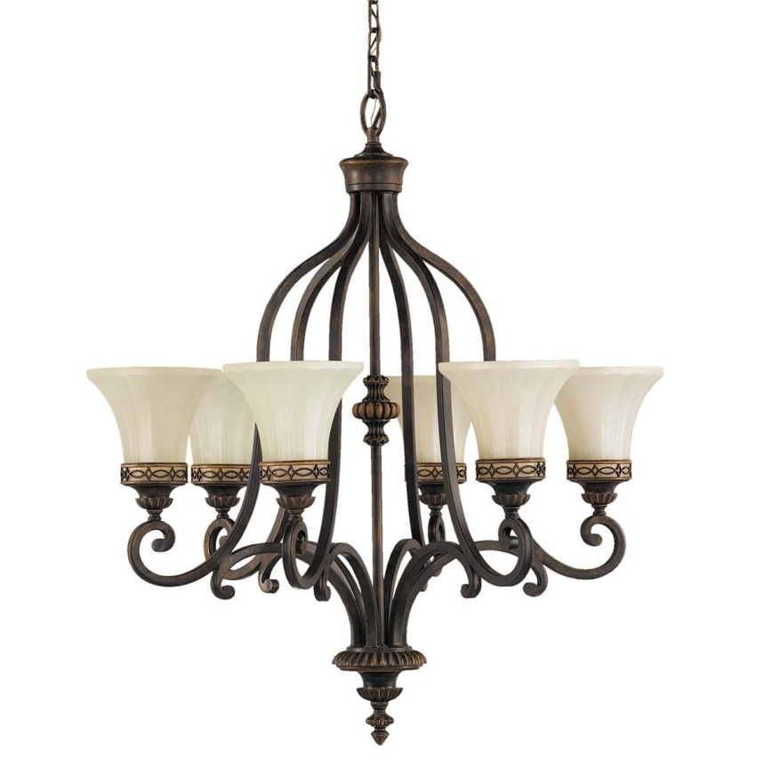 Feiss - Chandelier on a chain DRAWING ROOM 6xE27/60W/230V