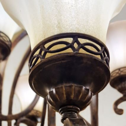 Feiss - Chandelier on a chain DRAWING ROOM 9xE27/60W/230V