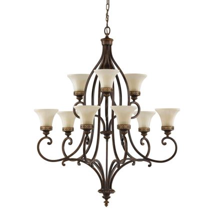 Feiss - Chandelier on a chain DRAWING ROOM 9xE27/60W/230V