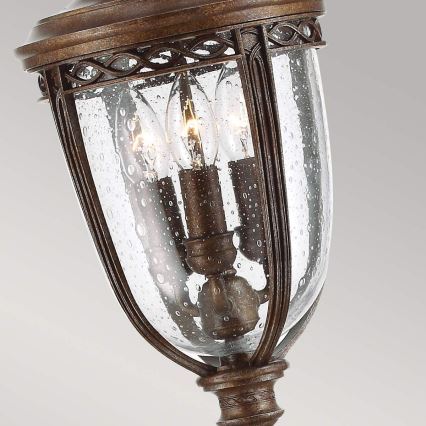 Feiss - Outdoor lamp ENGLISH BRIDLE 3xE14/60W/230V IP44