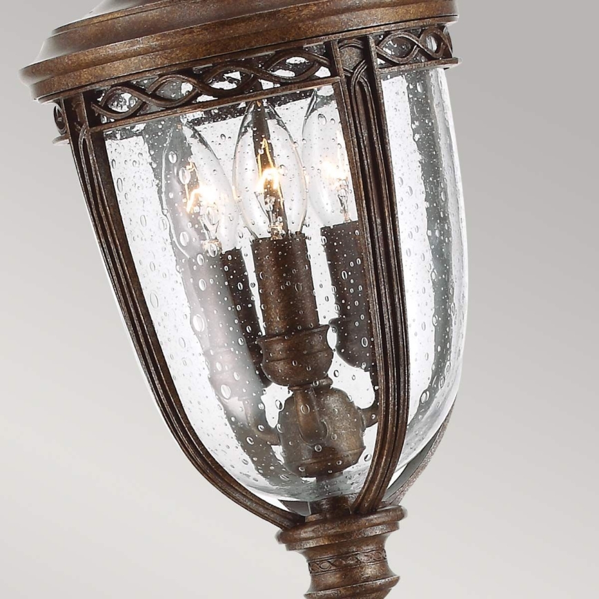 Feiss - Outdoor lamp ENGLISH BRIDLE 3xE14/60W/230V IP44