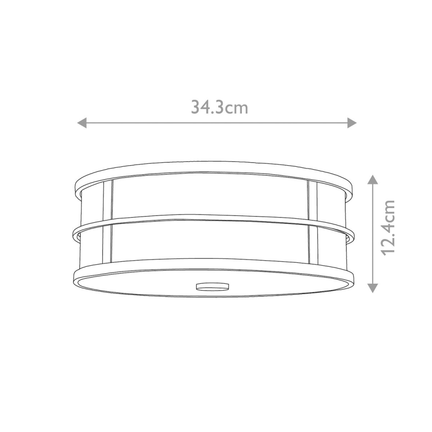 Feiss - Ceiling light FUSION 3xE27/40W/230V pr. 34,3 cm gold