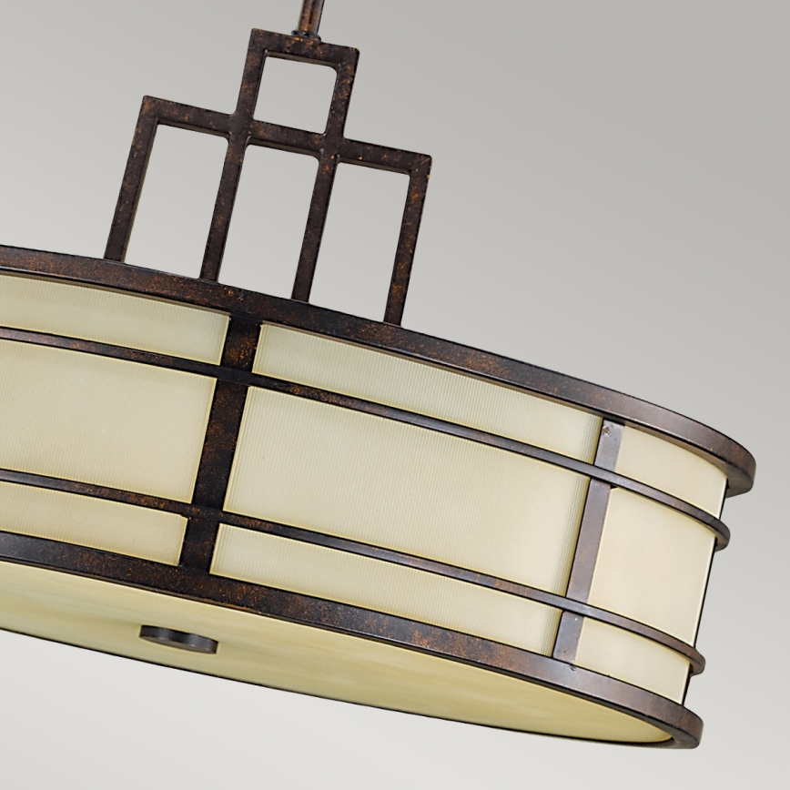 Feiss - Chandelier on a pole FUSION 3xE27/60W/230V