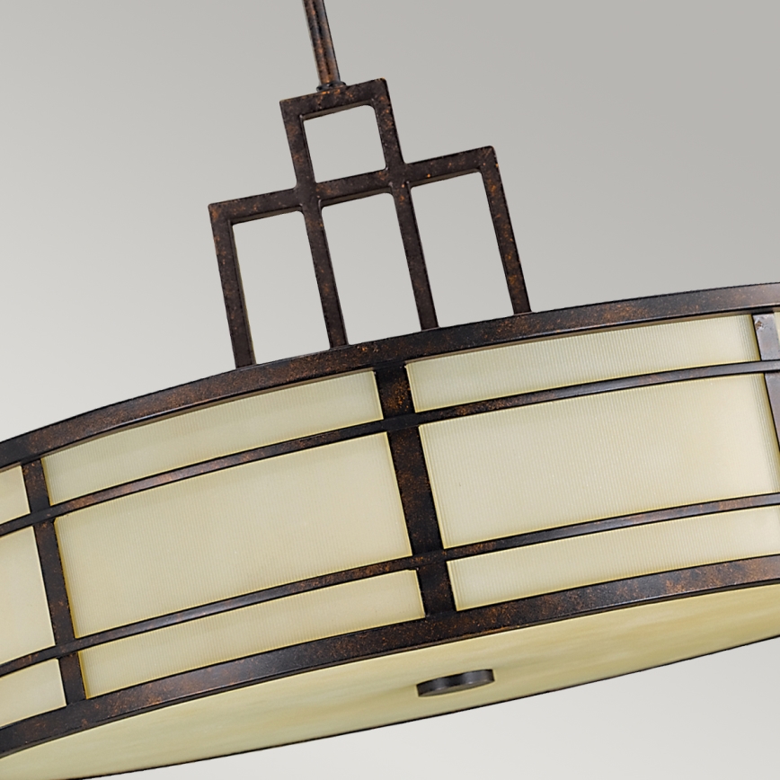 Feiss - Chandelier on a pole FUSION 3xE27/60W/230V
