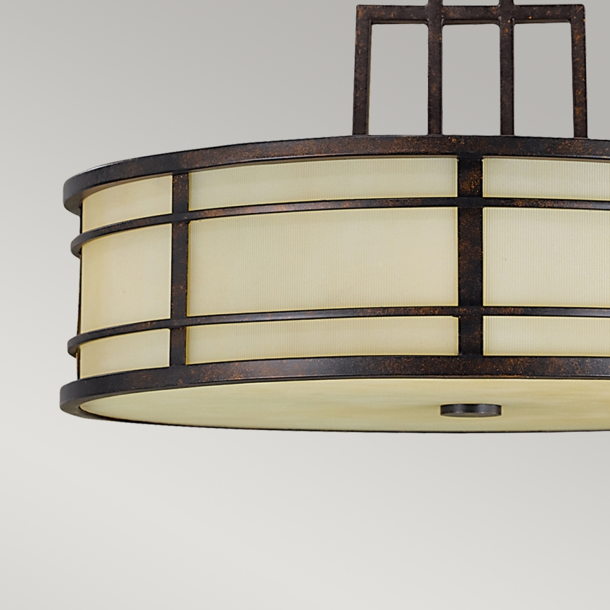 Feiss - Chandelier on a pole FUSION 3xE27/60W/230V