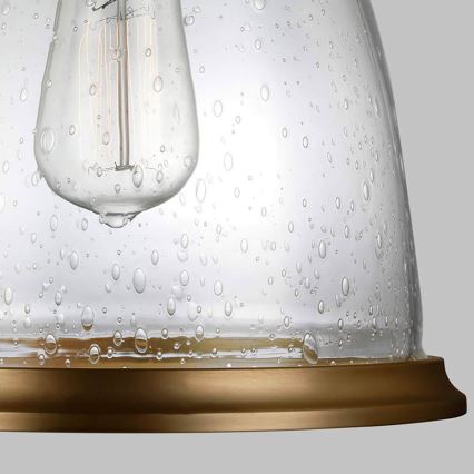 Feiss - Chandelier on a pole HOBSON 1xE27/60W/230V bronze