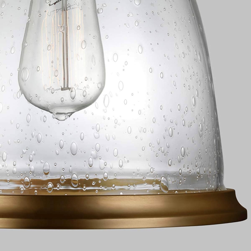 Feiss - Chandelier on a pole HOBSON 1xE27/60W/230V bronze
