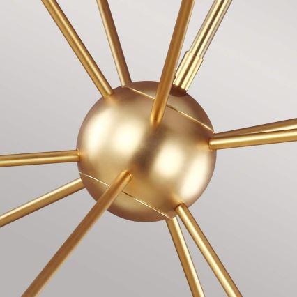 Feiss - LED Chandelier on a pole JAX 10xG9/3W/230V gold