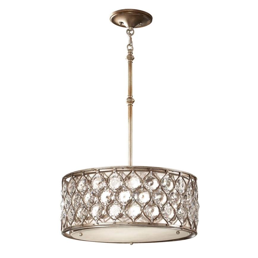 Feiss - Chandelier on a pole LUCIA 3xE27/60W/230V