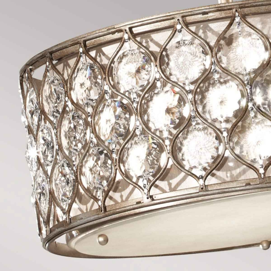 Feiss - Chandelier on a pole LUCIA 3xE27/60W/230V
