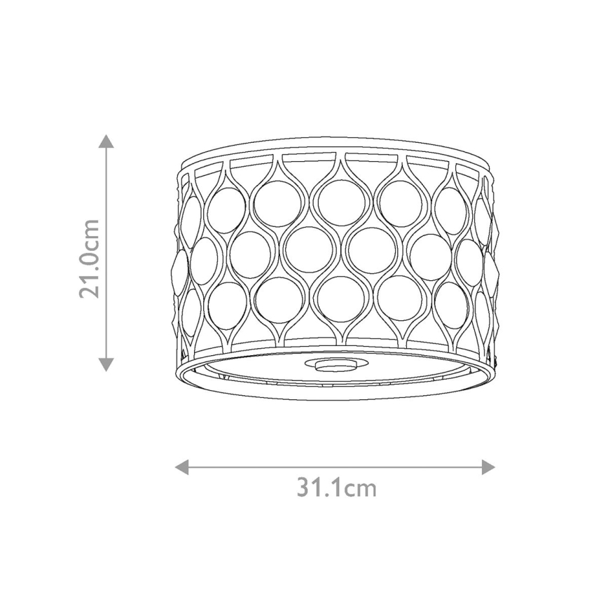 Feiss - Ceiling light LUCIA 2xE27/60W/230V