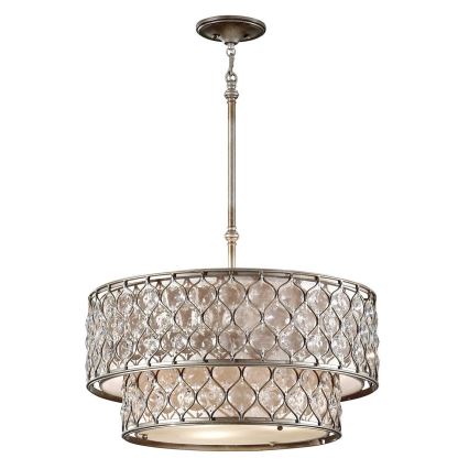 Feiss - Chandelier on a pole LUCIA 6xE27/60W/230V