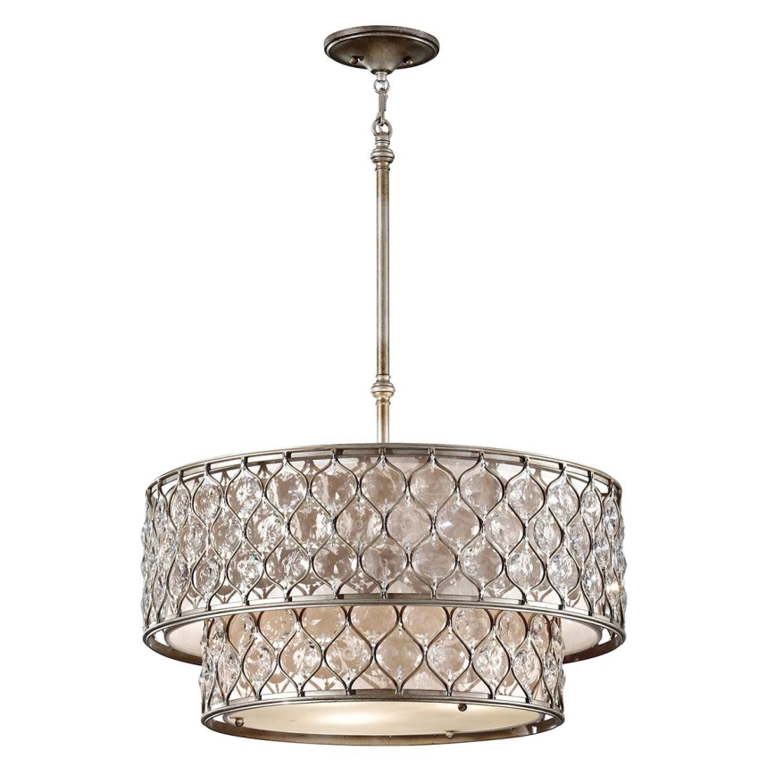 Feiss - Chandelier on a pole LUCIA 6xE27/60W/230V