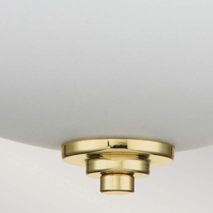 Feiss - MALIBU Bathroom Ceiling Light 2xE27/60W/230V IP44 Gold