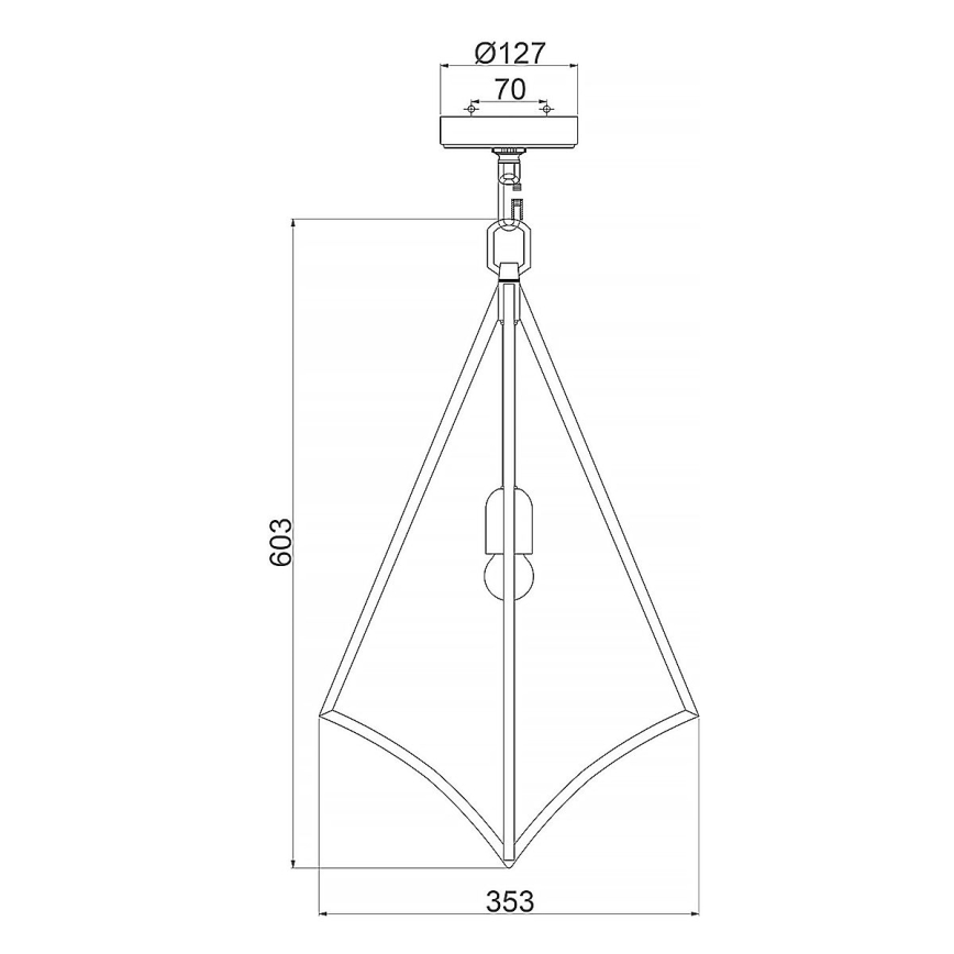 Feiss - Chandelier on a chain NICO 1xE27/60W/230V