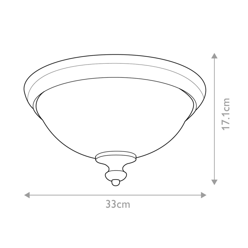 Feiss - Ceiling light PARKMAN 2xE27/60W/230V