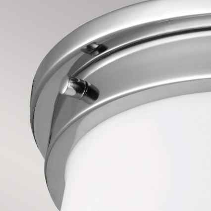 Feiss - Bathroom ceiling light PAYNE 2xE27/60W/230V IP44 matte chrome