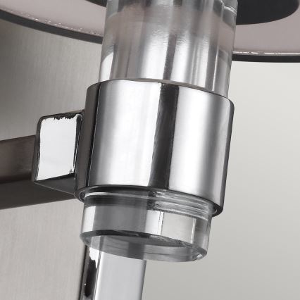 Feiss - Wall light PROSPECT PARK 1xE27/60W/230V shiny chrome