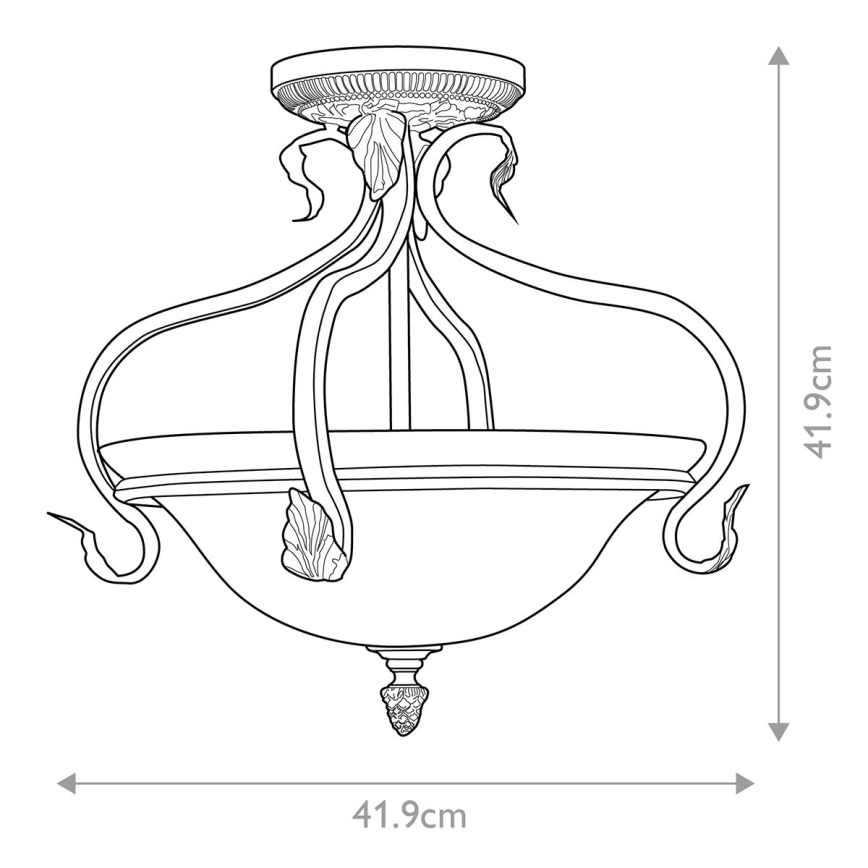 Feiss - Surface-mounted chandelier SONOMA VALLEY 3xE27/60W/230V