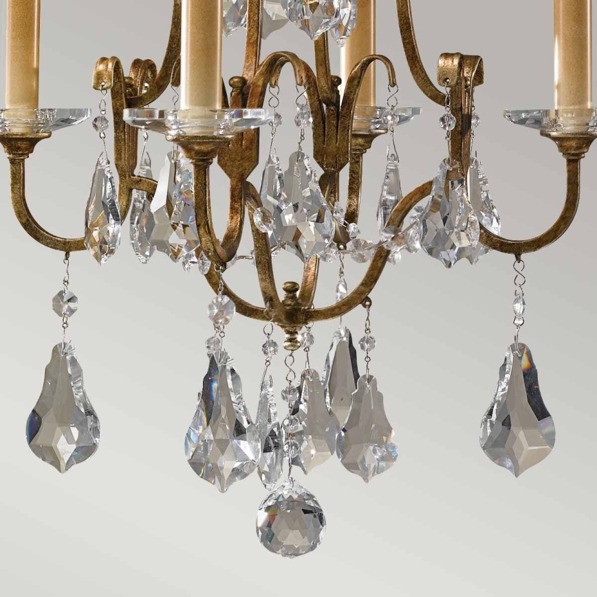 Feiss - Chandelier on a chain VALENTINA 4xE14/60W/230V