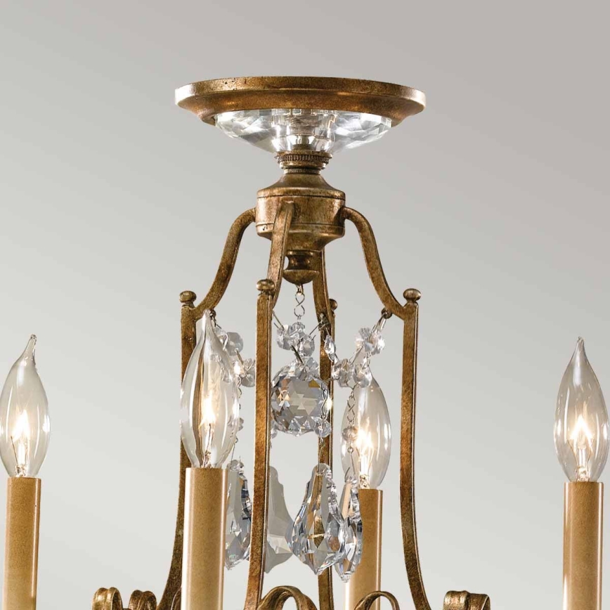 Feiss - Chandelier on a chain VALENTINA 4xE14/60W/230V
