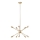 Feiss - LED Chandelier on a pole JAX 10xG9/3W/230V gold