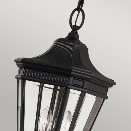 Feiss - Outdoor chandelier on a chain COTSWOLD LANE 2xE14/60W/230V IP23 black