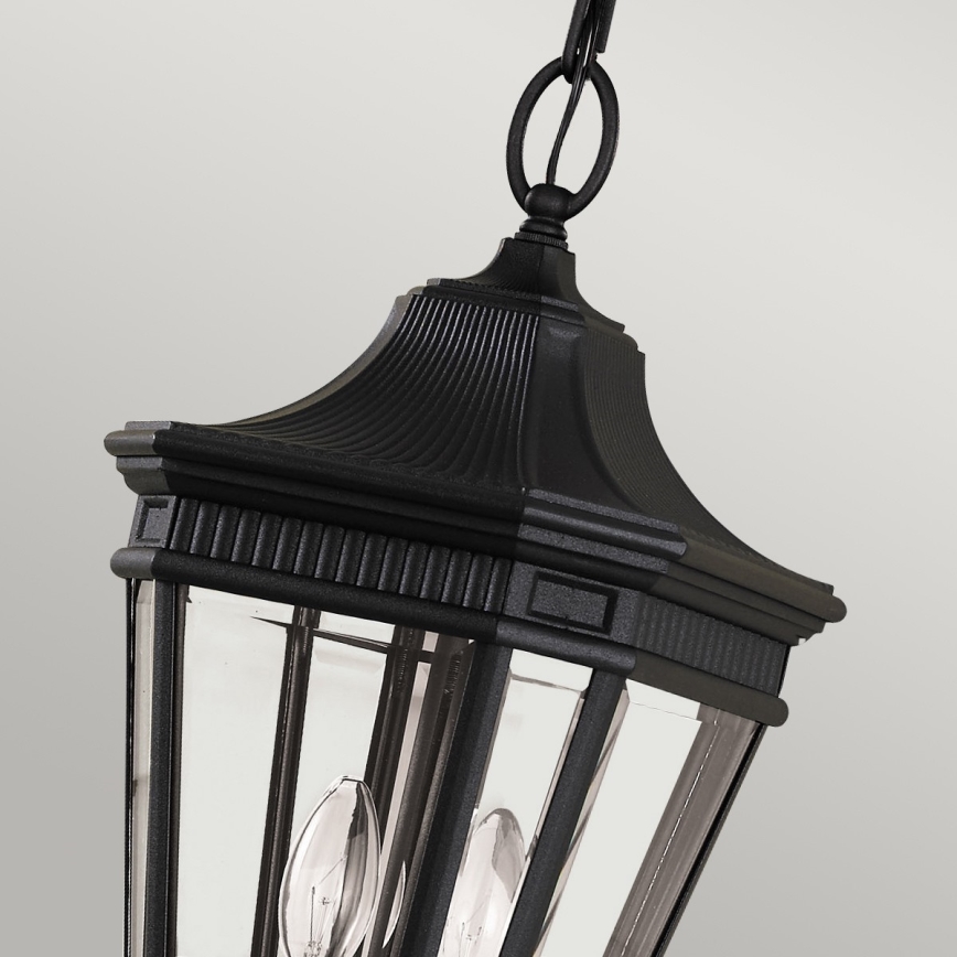 Feiss - Outdoor chandelier on a chain COTSWOLD LANE 2xE14/60W/230V IP23 black