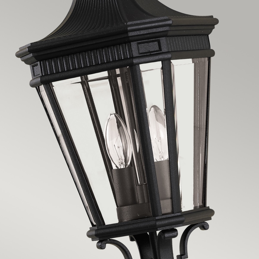 Feiss - Outdoor chandelier on a chain COTSWOLD LANE 2xE14/60W/230V IP23 black