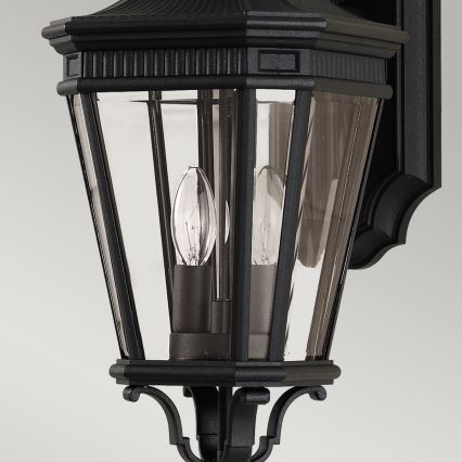Feiss - Outdoor wall light COTSWOLD LANE 2xE14/60W/230V IP44 black
