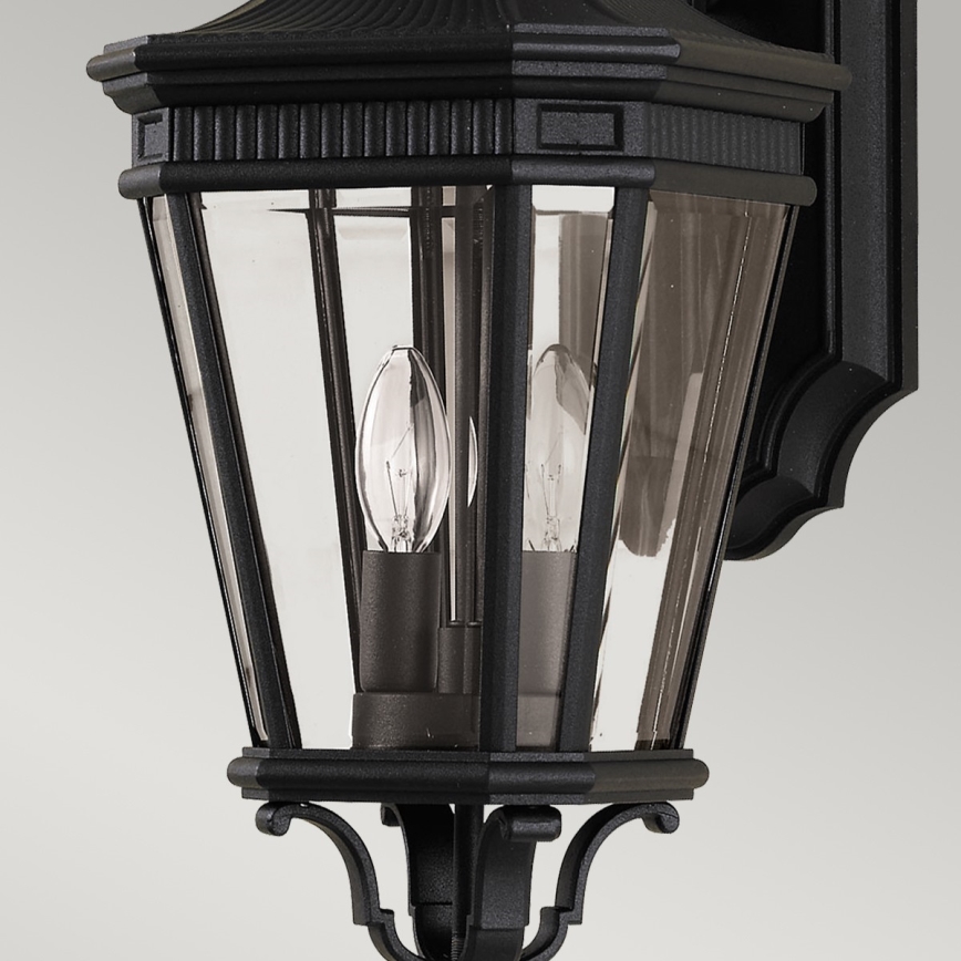 Feiss - Outdoor wall light COTSWOLD LANE 2xE14/60W/230V IP44 black