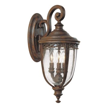 Feiss - Outdoor wall light ENGLISH BRIDLE 3xE14/60W/230V IP44