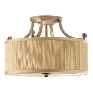 Feiss - Surface-mounted chandelier ABBEY 3xE27/100W/230V beige