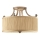 Feiss - Surface-mounted chandelier ABBEY 3xE27/100W/230V beige