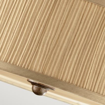Feiss - Surface-mounted chandelier ABBEY 3xE27/100W/230V beige
