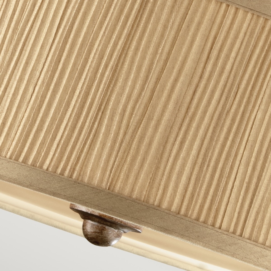 Feiss - Surface-mounted chandelier ABBEY 3xE27/100W/230V beige