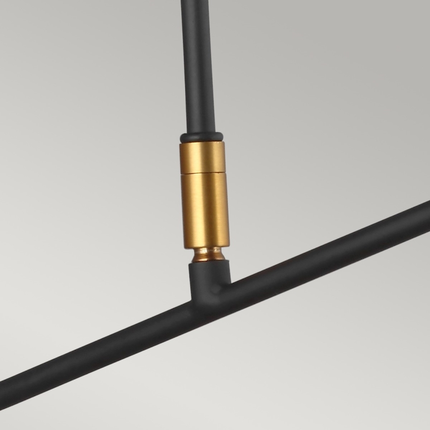 Feiss - Wall lamp SIMON 1xE27/60W/230V black/gold