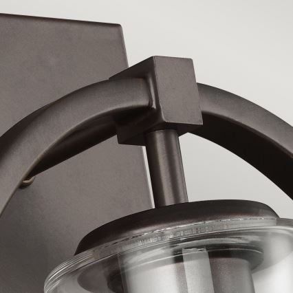 Feiss - Wall light MARLENA 1xE27/60W/230V anthracite