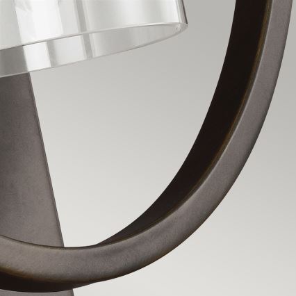 Feiss - Wall light MARLENA 1xE27/60W/230V anthracite