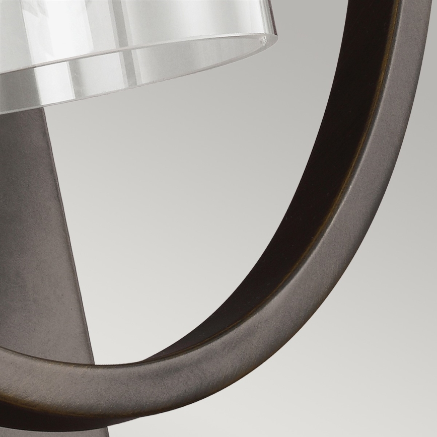 Feiss - Wall light MARLENA 1xE27/60W/230V anthracite