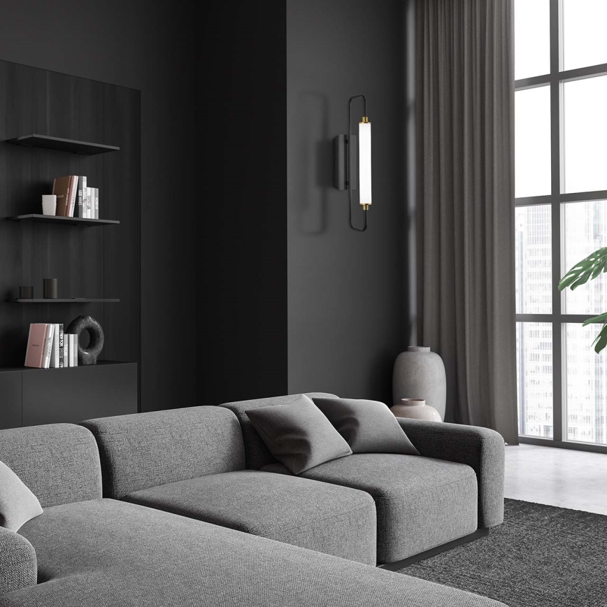 FELICJA LED Wall Light 10W/230V 4000K Black