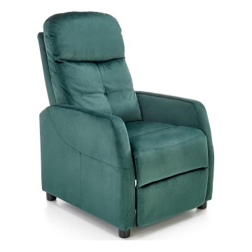 FELIPE Adjustable Reclining Armchair — Dark Green